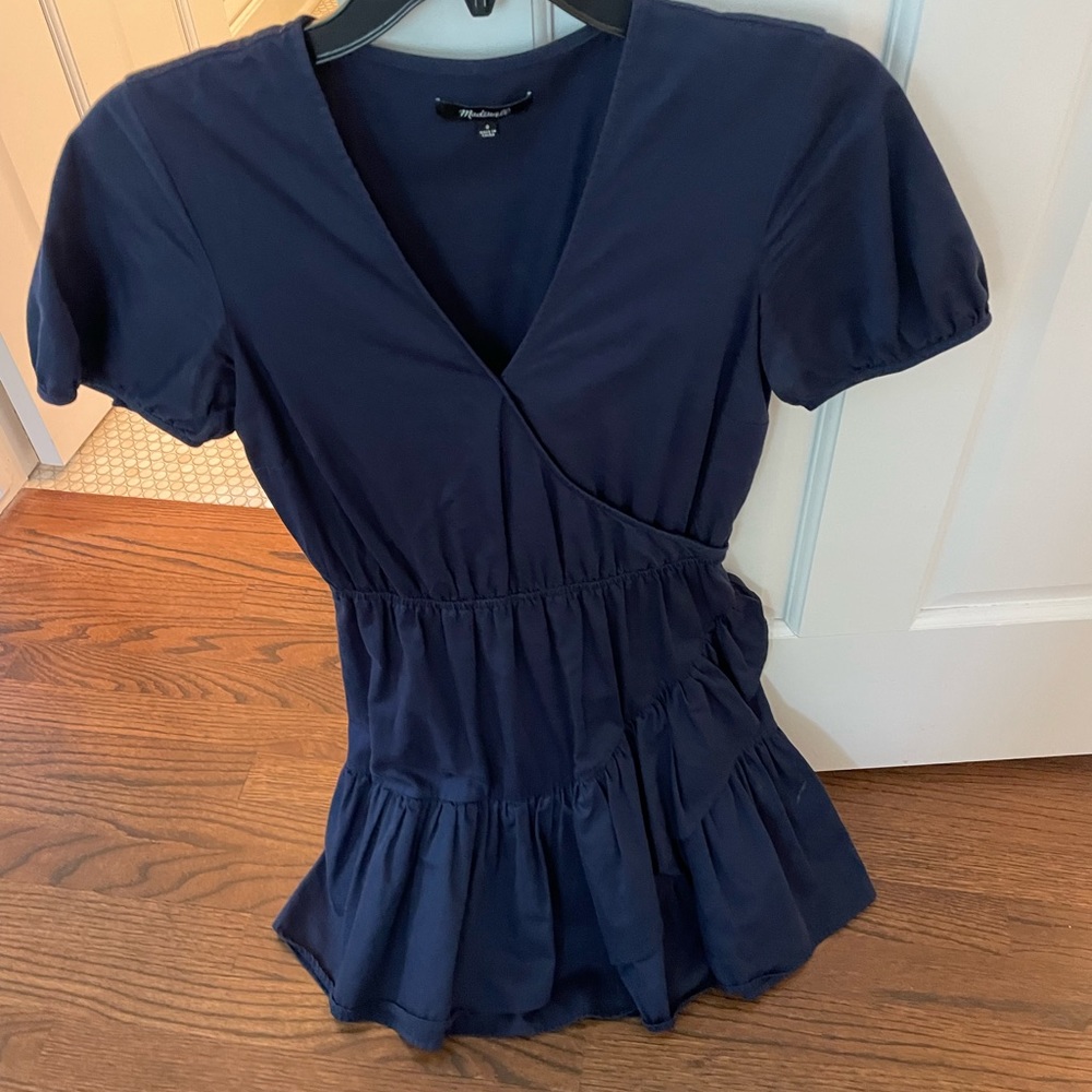 Navy blue madewell dress